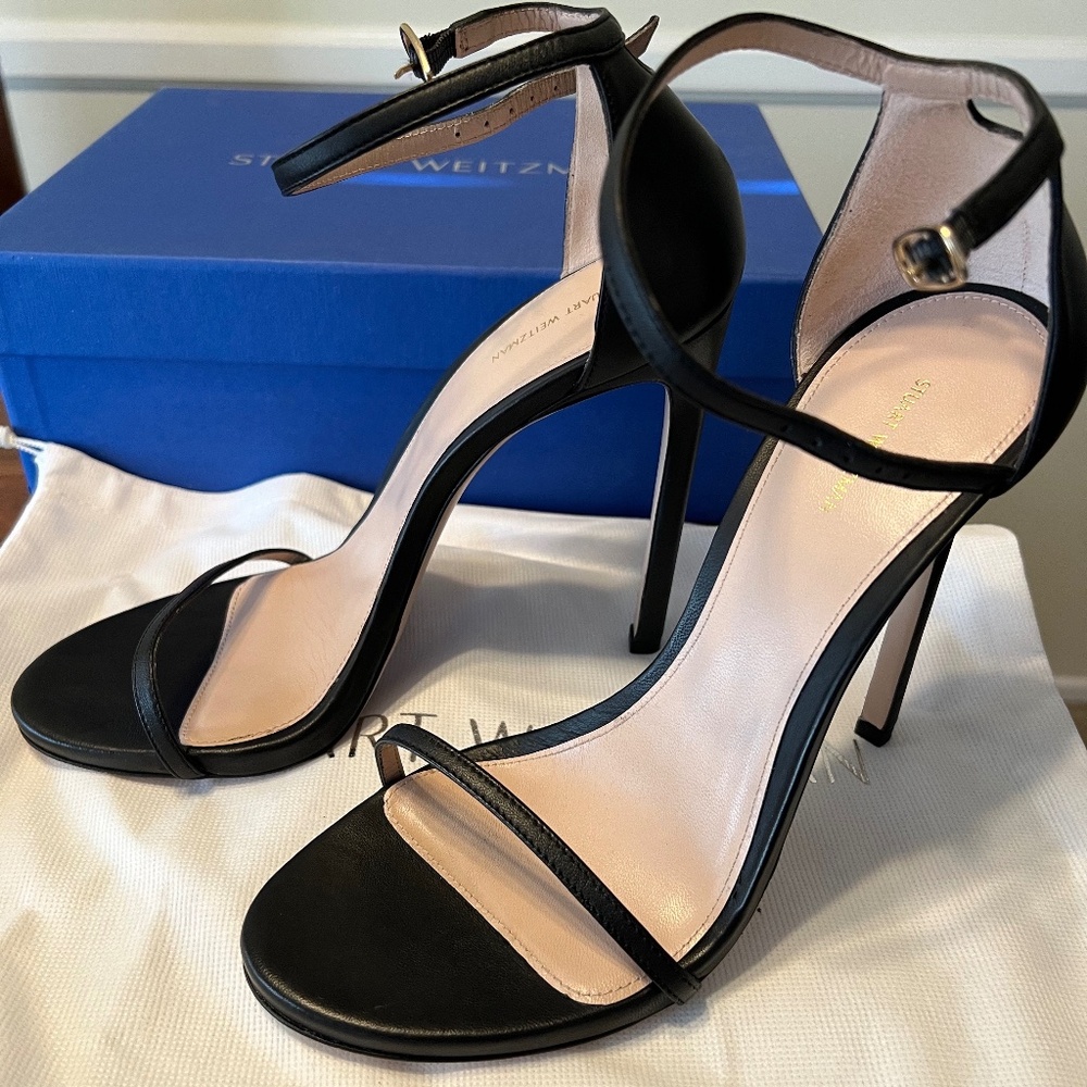 NEW Stuart Weitzman Nudist Sandal 115mm - Picture 1 of 9